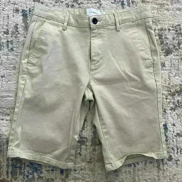 NWOT Topman Chino Shorts Light Beige men size  30 - Picture 1 of 13